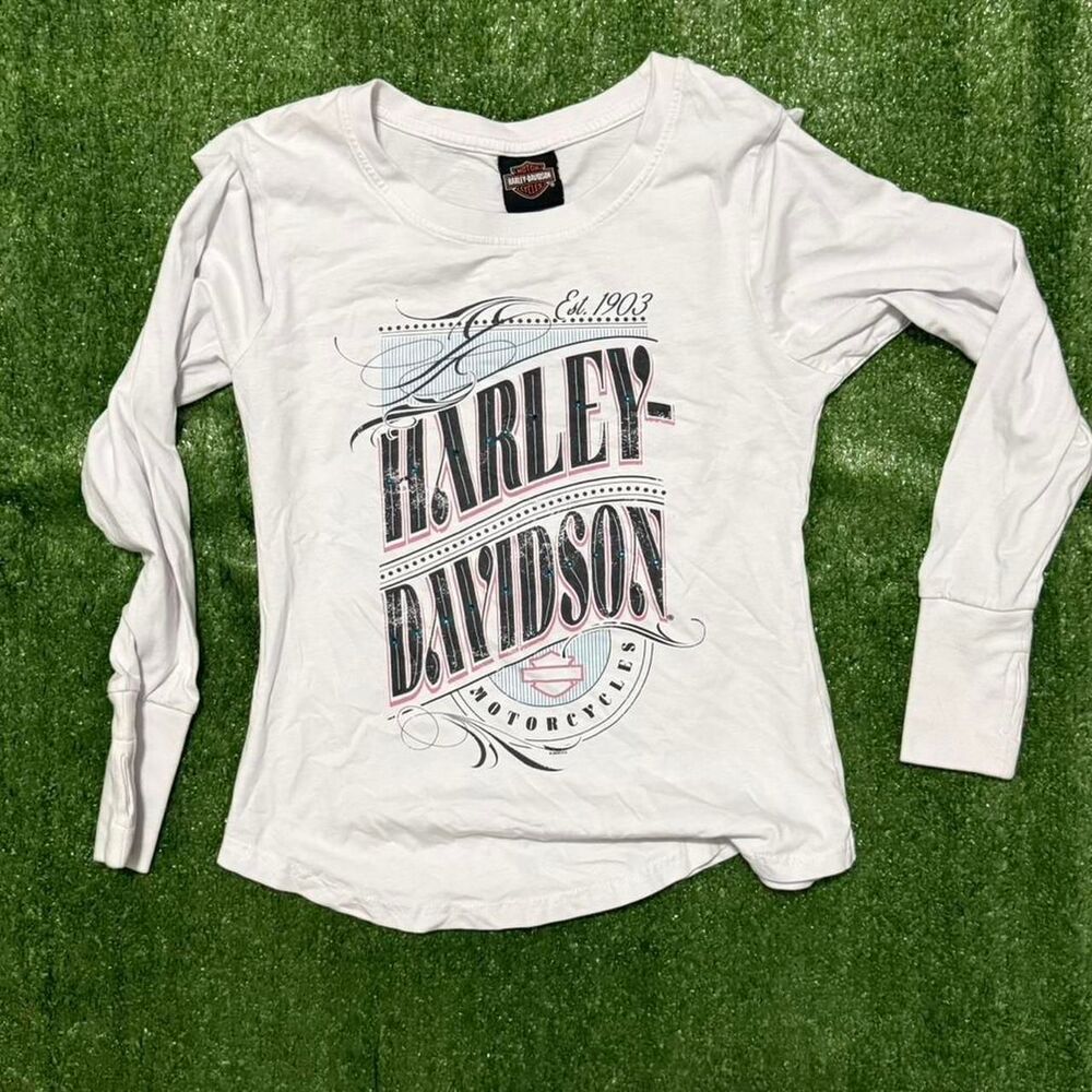 Harley-davidson Women's White T-shirt